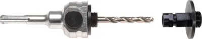 Produktbild von Projahn Adapter Schnellwechsel SDS-plus mit 2 Verbindungsstücken und HSS 125 mm Zentrierbohrer für Multi Lochsäge