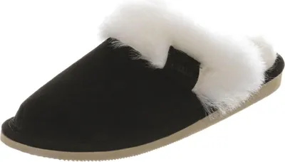 Produktbild von Lammfell Hausschuhe - MALIBU - Schuhgröße: EUR 39 | Farbe: Schwarz