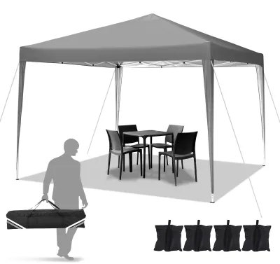 Image de Pavillon, montage rapide, imperméable, protection UV, gris clair