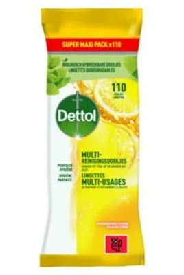 Obrázok produktu pre Dettol - Čistiace obrúsky Dettol Citr 110st | Balenie 110 kusov