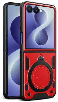 Produktbild von Techsuit - CamGuard Pro Hülle für Samsung Galaxy Z Flip8 - rot