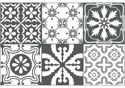 Productafbeelding van Antislip vloerstickers met beschermfolie – PAULO cementtegels – 1 sticker, 40 x 60 cm