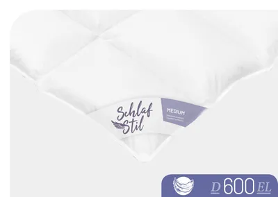 Produktbild von Schlafstil Bettdecke Daunendecke D 600 Extraleicht 240 x 220 cm