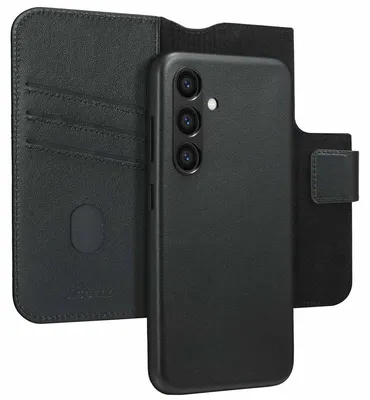 Imagen del producto de Funda Tipo Libro de Cuero 2 en 1 con MagSafe para Samsung Galaxy S24 - Onyx Black