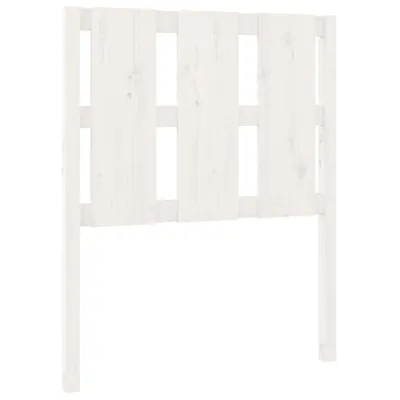 Obrázek produktu pro vidaXL Čelo postele bílé 80,5x4x100 cm Borovicový masiv