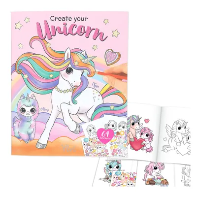 Produktbild von Depesche Ylvi Create your Unicorn Malbuch