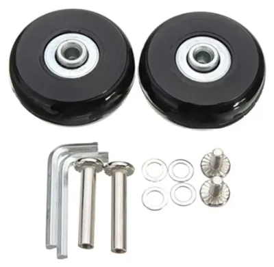 Produktbild von Set mit 2 Ersatzrädern für Koffer, 50 mm x 14 mm