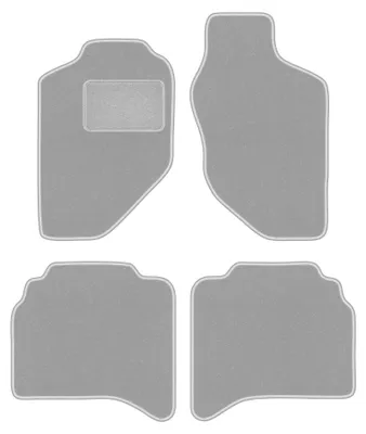 Productafbeelding van Velours automatten voor Opel Frontera B 1998-2006 – 4-delig, grijs, op maat – Wielganizator OSLO