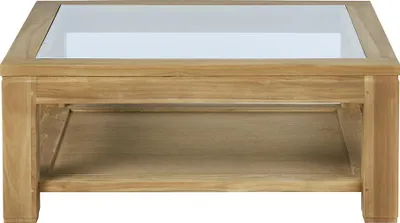 Produktbild von Couchtisch Teakholz massiv 100 cm Rund
