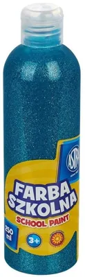 Produktbild von Schulplakatfarbe 250 ml türkis glitter