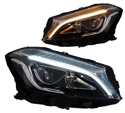 Obrázek produktu pro Sada světlometů, LED technologie, kompatibilní s vozy Mercedes-Benz třídy A W176, originální verze je xenonová