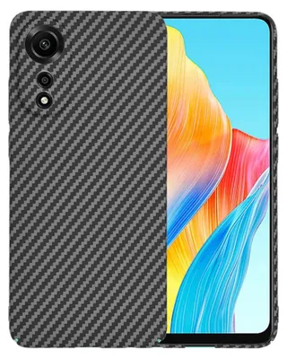 Produktbild von Techsuit Carbonite FiberShell Back Cover Hülle für Oppo A78 - Schwarz