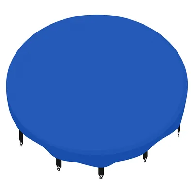 Produktbild von AWM Trampolin Abdeckplane Abdeckung Schutzplane Wetterplane (Blau, 305 cm)