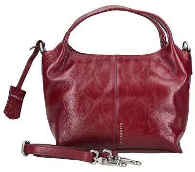 Produktbild von Burkely Leder Handtasche mit abnehmbarem Schulterriemen und geräumigem Reißverschluss-Hauptfach