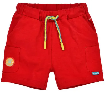Produktbild von BONDI Baby Jungen Shorts "Rescue Team" 91484 - Rot | Kurze Kinder Hose Feuerwehr Größe: 62