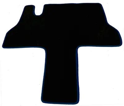 Produktbild von Mertex Automatte Autoteppich kompatibel mit Fiat Ducato Peugeot J5 Citroen C25 280/290 Bj. 1981 - 1994 (Classic schwarz, dunkelblau)