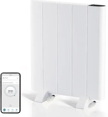Productafbeelding van Elektrische verwarming 700W, convectorverwarming. Energiezuinig, geschikt voor wand- en vloermontage. Mobiele elektrische verwarming. Infraroodverwarming met LCD-display en weektimer