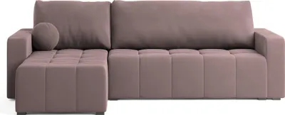 Produktbild von Masseno Ecksofa VOLIRA mit Schlaffunktion L-Form, Sofa mit Bettkasten, Wohnzimmersofa, Couch, Soffa, Bettsofa, Couchgarnitur- Rosa, KRONOS 27