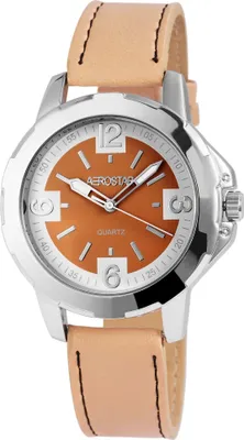 Produktbild von Aerostar Herrenuhr mit Kunstlederionsarmband