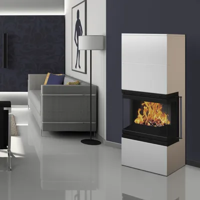 Produktbild von Wamsler Modulo 57/150 U Kaminbausatz Weiß
