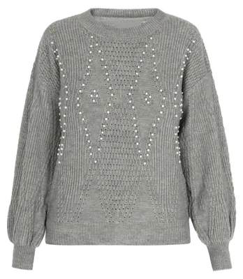 Image de Pull en maille CALEY pour femme - Gris, M