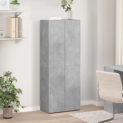 Produktbild von "im Sonderangebot" Aktenschrank Betongrau 60x32x153 cm Holzwerkstoff - DEMöbel6977499