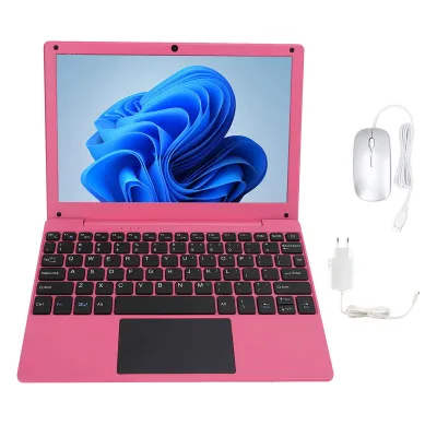 Zdjęcie produktu dla 10,1-calowy laptop z systemem Android 12, czterordzeniowy procesor, 2 GB pamięci RAM, 64 GB pamięci, kamera, USB-C, wtyczka UE, do nauki i rozrywki