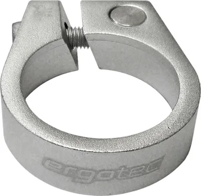 Produktbild von Ergotec Sattelstützklemme, ø = 31,8mm, silber mit Sechskant-Schraube