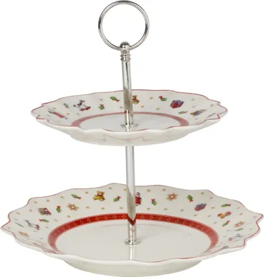 Produktbild von Villeroy & Boch 1485857887, Rund, Rot, Weiß, Porzellan, 240 mm, 907,2 g
