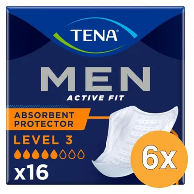 Produktbild von 6x Tena Men Active Fit Stufe 3 (16 Stück)