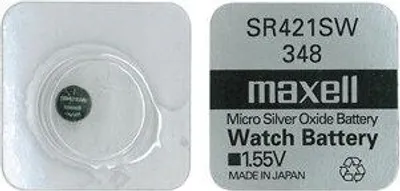 Produktbild von maxell - 348 - SR421SW - 1,55 Volt Silberoxid Low Drain 2,1x4,8 (HxØmm)