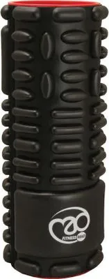 Produktbild von Fitness-Mad Schaumstoffrolle schwarz Massage 30,5cm Muskelregeneration Triggerpunkt