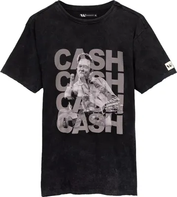 Produktbild von Johnny Cash - T-Shirt für Herren/Damen Uni NS7161 (XL) (Schwarz)