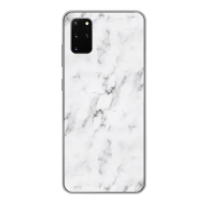Produktbild von MuchoWow® Handyhülle Schutzhülle Hülle für Samsung Galaxy S20 Plus Marmor - Luxus - Weiß - Grau - Marmoroptik Silikon Softcase Handy Hülle - Hartschale