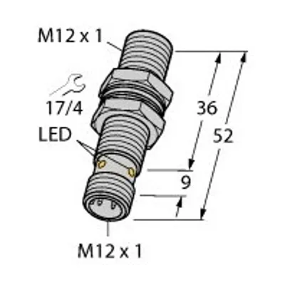 Produktbild von Turck Induktiver Sensor BI3U-MT12-AP6X-H1141