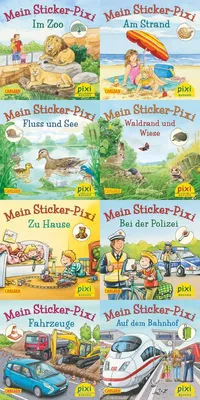 Obrázek produktu pro Pixi-Bundle 8er Serie 234. Pixis neue Sticker-Bücher (8x1 Exemplar)