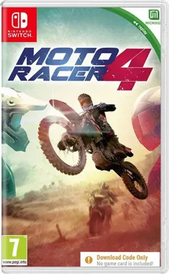 Produktbild von Moto Racer 4 Switch UK Code in a box