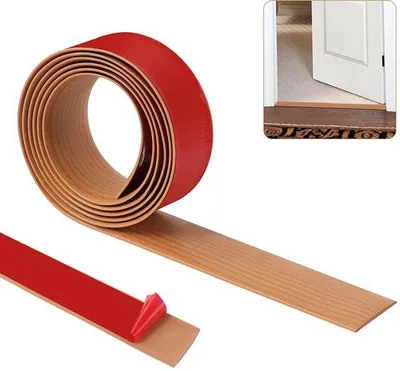 Produktbild von Gelbe Selbstklebende Übergangsstrip 200cm für Laminate und Vinyl