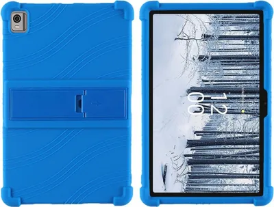 Produktbild von Nokia T21 Hülle - Heavy Duty Case mit Ständer - Blau