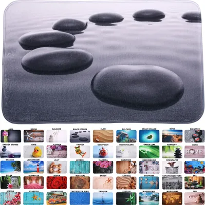 Produktbild von SANILO® Badteppich Black Stones 50 x 80 cm