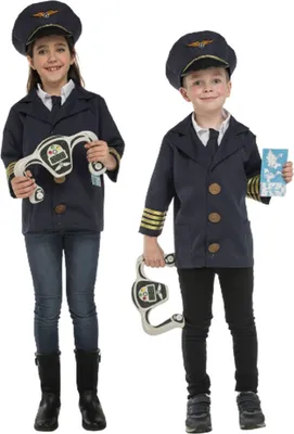 Produktbild von Verkleidung für Kinder My Other Me Luftfahrtpilot (5 Stücke) - 3-5 Jahre