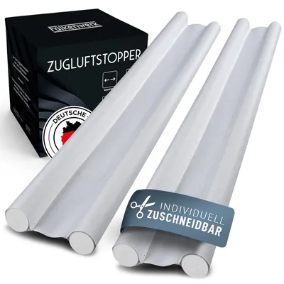 Zdjęcie produktu dla Uszczelka drzwiowa zestaw 2 szt. - Do przycięcia - 90 cm - Ochrona przed przeciągiem i hałasem