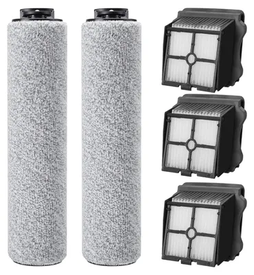 Produktbild von 5 Stück Zubehörset für Tineco iFloor3 / Floor One S3 – 2 Bürstenrollen, 3 HEPA-Filter für Nass- und Trockensauger