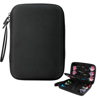 Immagine prodotto di Custodia per freccette - Porta freccette EVA - 12 freccette - 21 x 15 x 5 cm - Nero