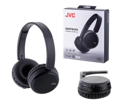 Obrázok produktu pre JVC HA-S36W/ Bezdrôtové slúchadlá/ s mikrofónom/ Bluetooth/ čierne
