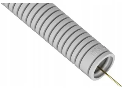 Produktbild von RKGL 32 Wellrohr grau 320N mit Pilot 25m 444039