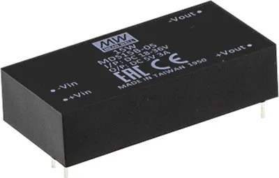 Produktbild von MEANWELL MDS15C-05, DC DC-Wandler, 36-75V 5V 3000mA 15W