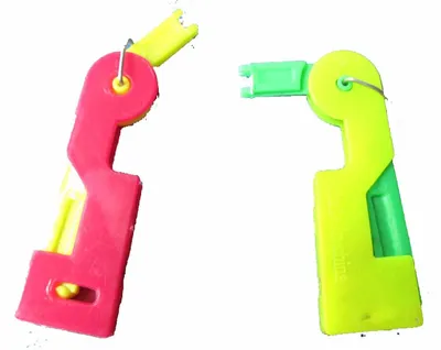 Produktbild von 2x Einfädelhilfe Einfädler Faden einfädeln Miniblings Fadenfädler Garnfädler