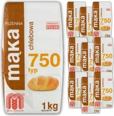 Zdjęcie produktu dla Mąka pszenna chlebowa typ 750 1 kg