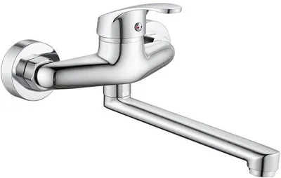 Productafbeelding van Wandmontage Keukenkraan met 360° Draaiing en Eénhendelbediening